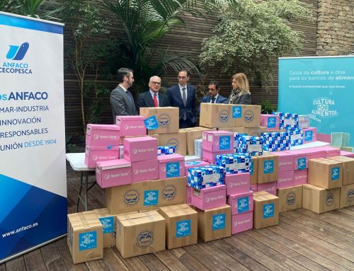 ANFACO-CECOPESCA dona 1.500 latas de conserva al programa “Cultura por alimentos”