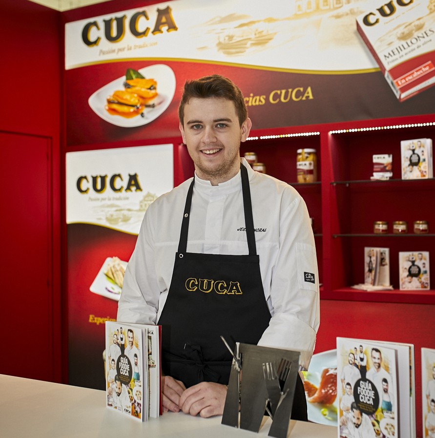 El chef Jesú Moral, del restaurante Taber de Miguel, ganador de Cocinero Revelación 2017